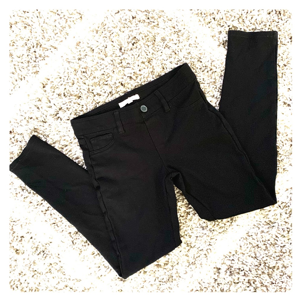 🧡Black Jeggings (Big girls size MEDIUM)